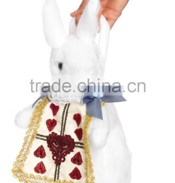 WHITE RABBIT PURSE