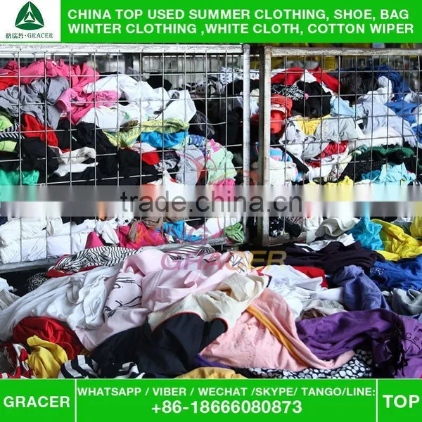 Guangzhou Short Sleeve Women Turkey Style T-Shirt Used Clothes From China photo-4