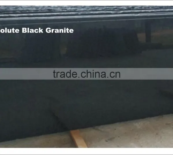 Indian Absolute Black Granite - Slabs, Tiles, Counter- Tops