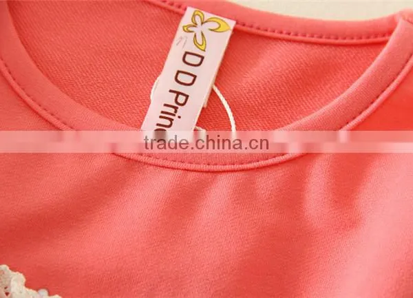2015 Children Red Warm Winter Cotton Long Sleeves Undershirts Kids Underwears Top photo-4