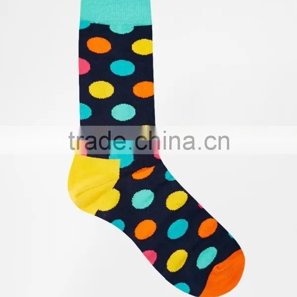 Mens Cotton Socks,blue and Pink Socks for Men,sublimation Printing Cotton Socks photo-3