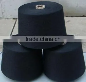Black Polyester Spun Yarn