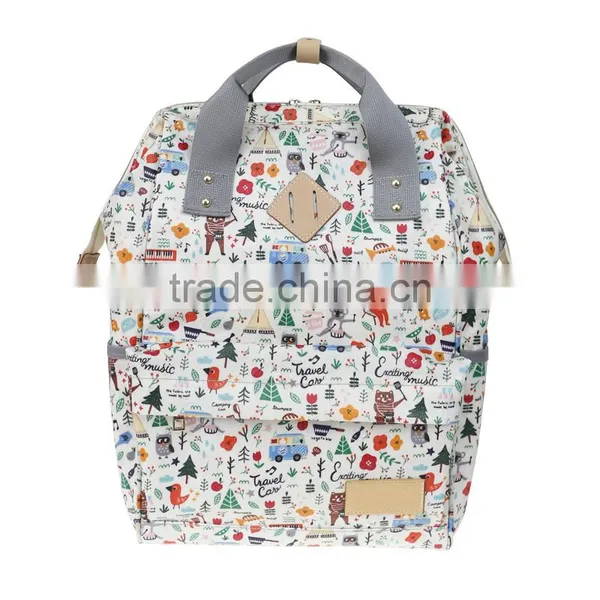2017 Customer Logo Print Large Canvas Tote Bags With Zip Lock