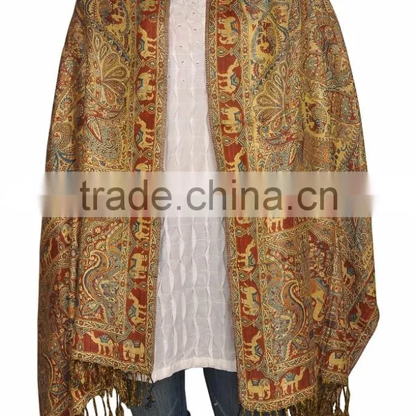 Double Printed Pashmina Stole & Shawl photo-3