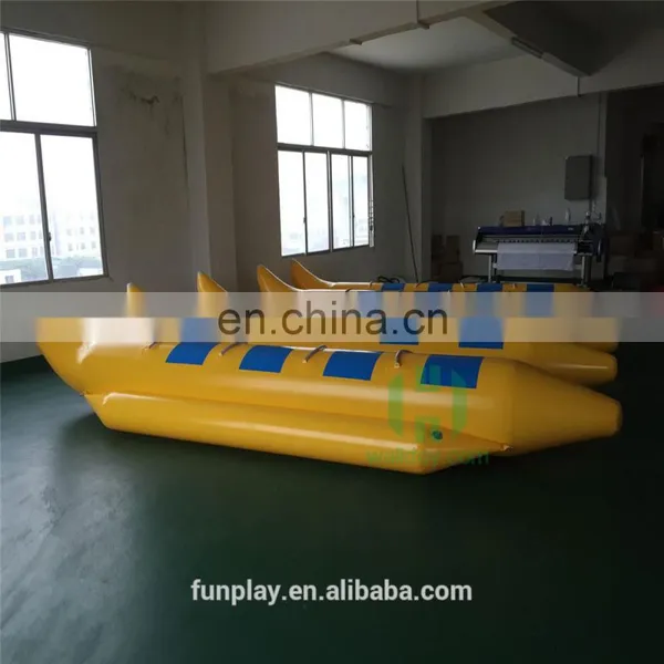 HI Hot Sale Inflatable Banana Boat,giant Water Boat Inflatable ,inflatable Water Toy