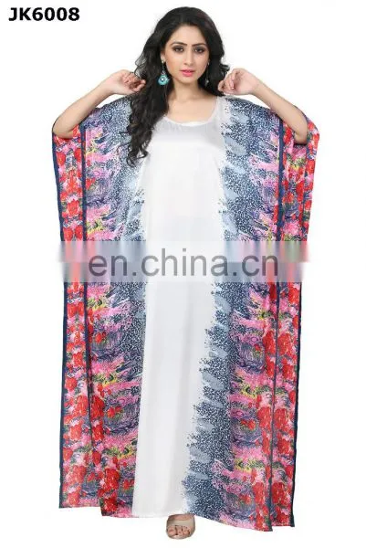 Printed Beautiful Long Kaftan / Simple & Elegant Design Straight Animal Print Style Casual Wear Kaftan photo-3