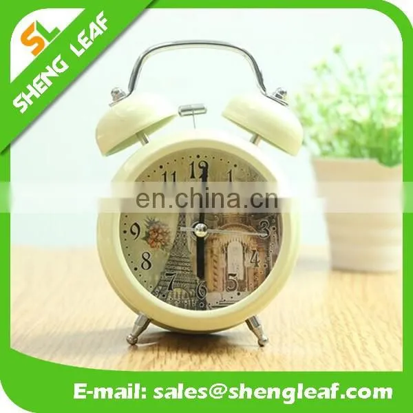 Creative Mute Contracted Fashion Double Bell Ringing the Creative Bell Alarm Clock photo-3
