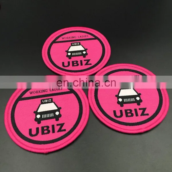 Custom High Quality Woven Patches Woven Tags Woven Badge for Clothing photo-3