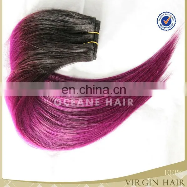 New Products Virgin Brazilian Two Tone Hair Color Blue Hair Weave Color photo-5