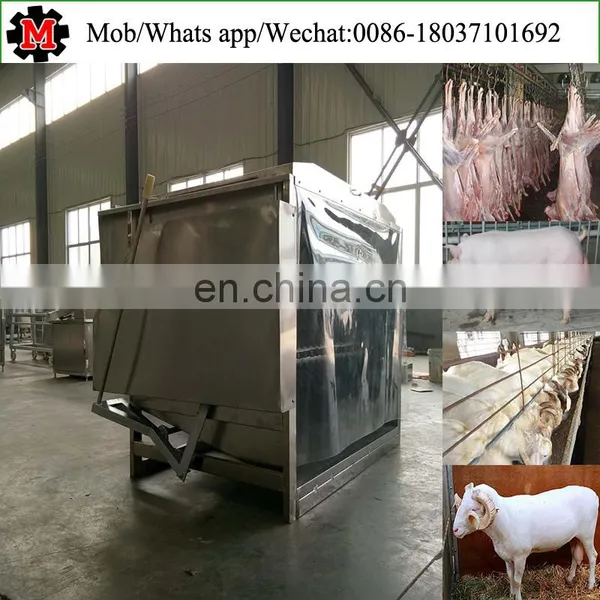 Hydraulic Sheep Hair Removal Machine for Goat Slaughterhouse With Rubber de Hairing Beaters photo-2