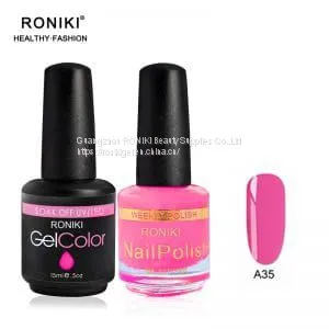 RONIKI Matching Gel & Nail Polish Matching Gel Polish Set Matching Gel Polish Kit photo-4