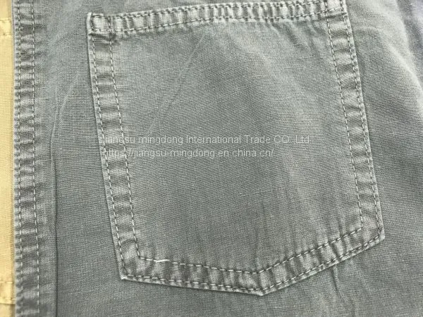 48%Cotton 32%Tencel 20%Linen Plain Fabric photo-3
