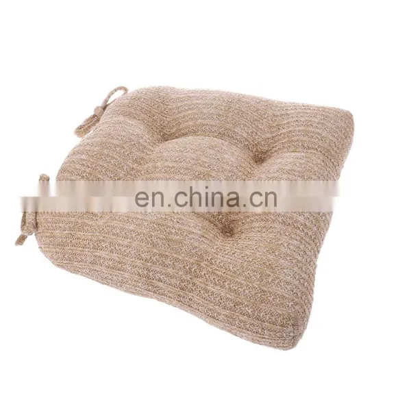 Wholesale Waterproof Reversible Custom Size PP Straw Chair Cushion Chair Pad Set of 2 for Outdoor photo-7