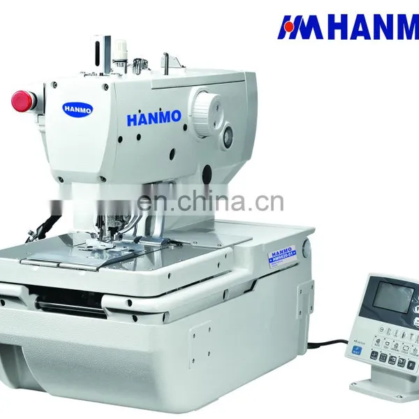 HM 9820-01 Double Shear Computerized Eyelet Button Holing Sewing Machine photo-3