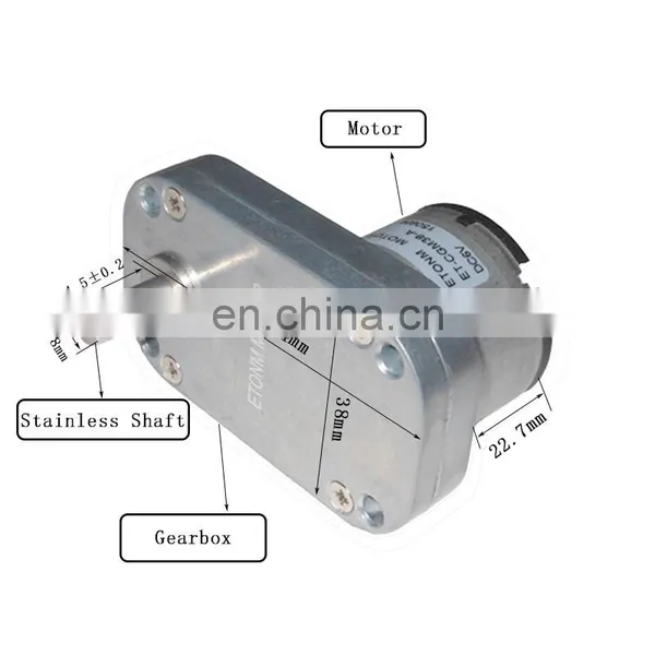 12V DC Electric Motor Low Rpm Electric Motors For Rotisserie photo-2