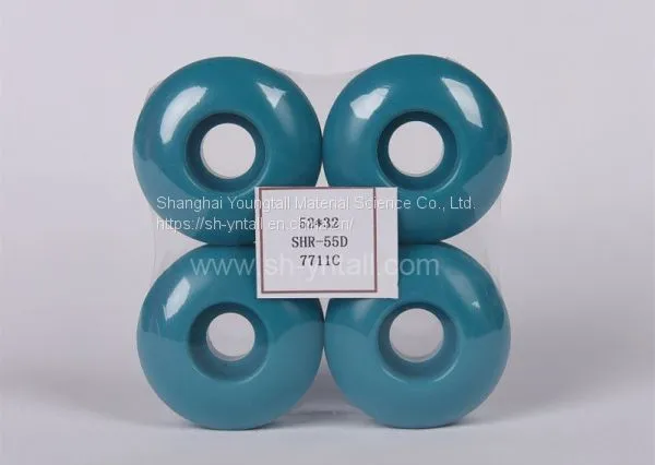 pu Wheels for Skate Board 52*32 Blue Polyurethane Skateboard Wheels Blue pu Wheels for Skate Board photo-2