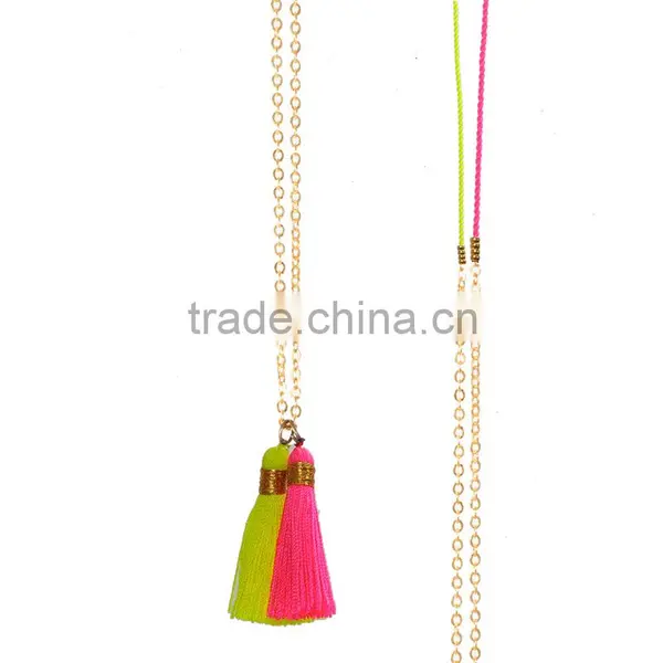 2016 Wholesale Trendy Jewelry Tassel Lariat Necklace for Women photo-2