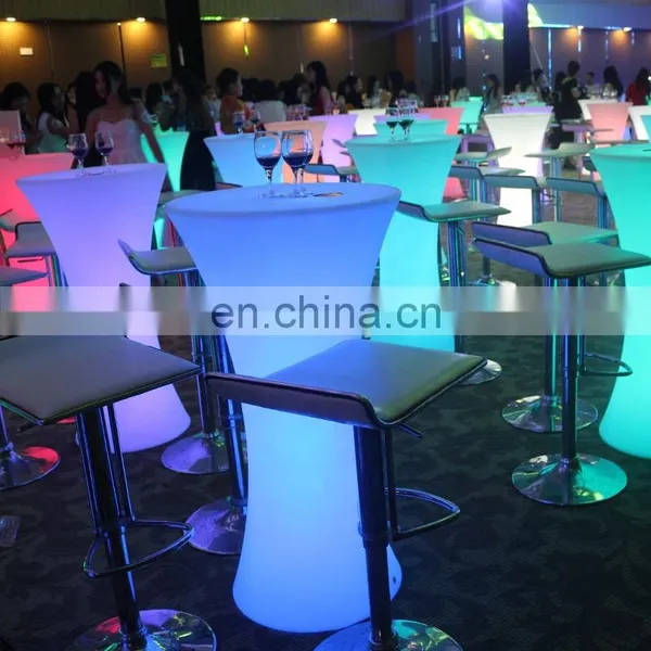 Wholesale Xiamen Nightclub Led Furniture Led Cocktail Table photo-3