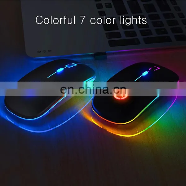 Factory Price for 2.4G Wireless Keyboard and Mouse Computer Silent LED Backlit Ergonomic Rechargeable Gaming Mouse Keyboard photo-2