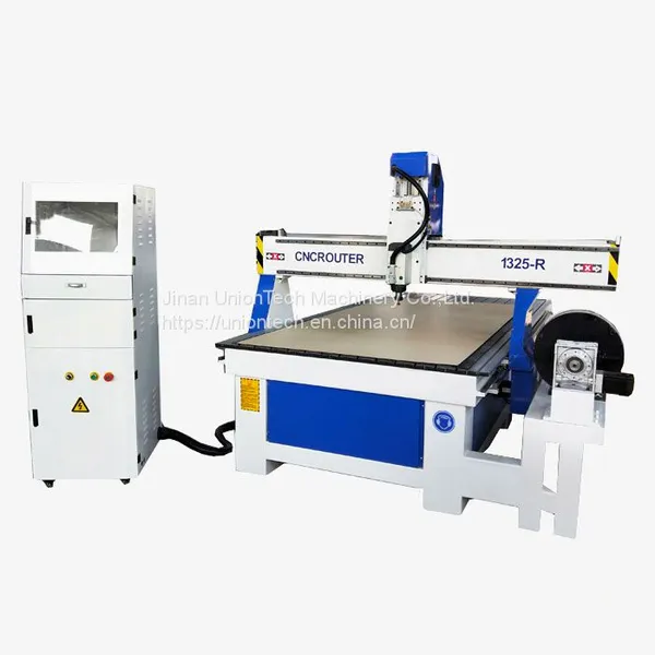 Sculpture Wood Carving Machine 1325 4 Axis CNC Router Wood Engraving Cutting Machine With Rotary photo-2