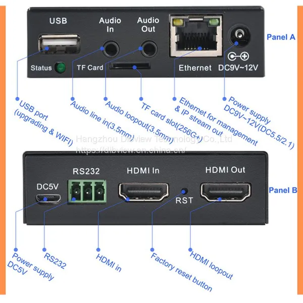 OTV-HR31H Video H264 H265 HEVC HD HDMI Recording Streaming Encoder To IP Network With TF Card For Facebook Youtube photo-3