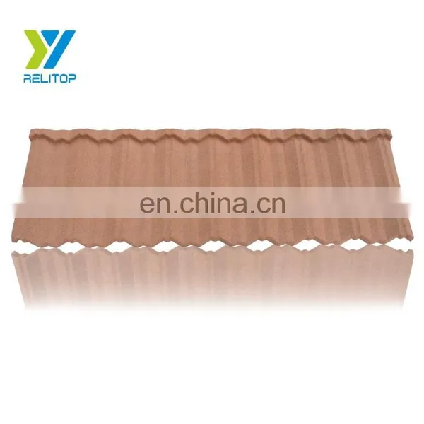 Factory Wholesale Construction Materials Lightweight Popular Modern Stone Coated Metal Roof Tiles photo-5