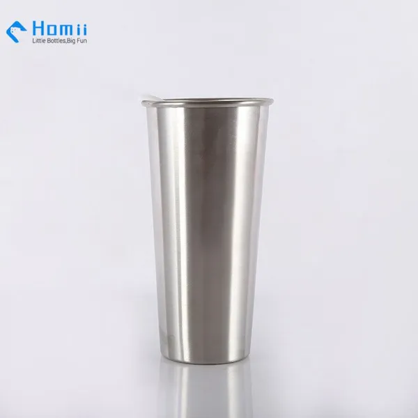 17oz Stainless Steel Beer Mug With Lid photo-3