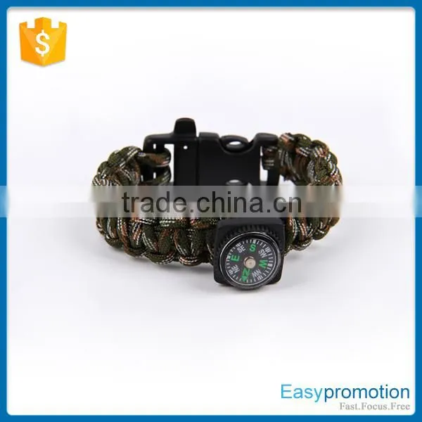Customized Paracord Adjustable Survival Bracelet Wholesale photo-2
