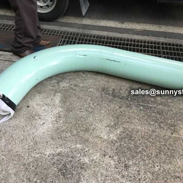 Alumina Ceramic Sleeve Lined Pipe Elbow photo-4