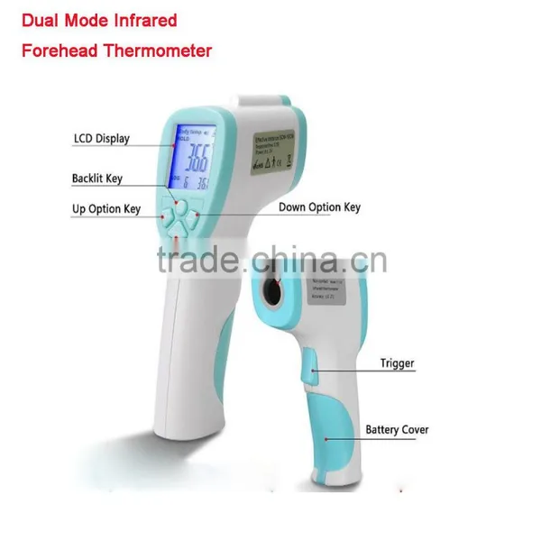 Best Baby Adult Digital Non-Contact Infrared Forehead Termometro Germany Sensor Digital Body InfraredThermometer Gun Shape photo-4