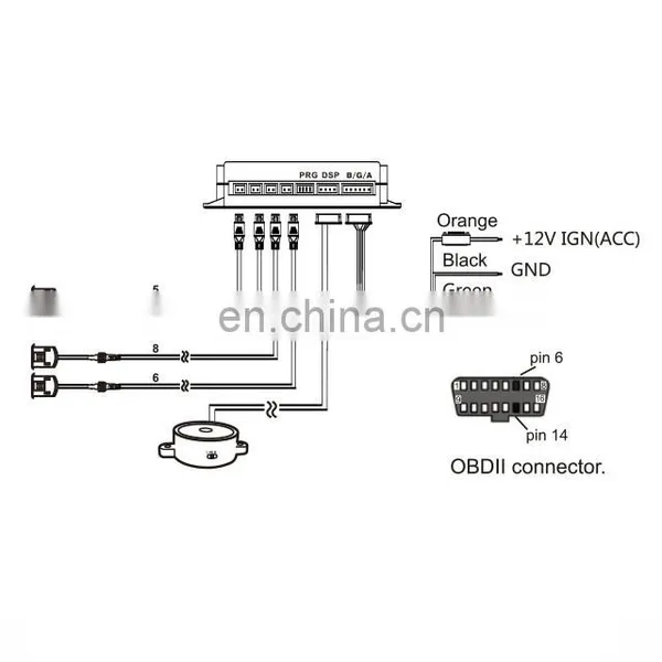 Promata DC 12V Speed Control PDC Parking Assist System Front Parking Sensor photo-3