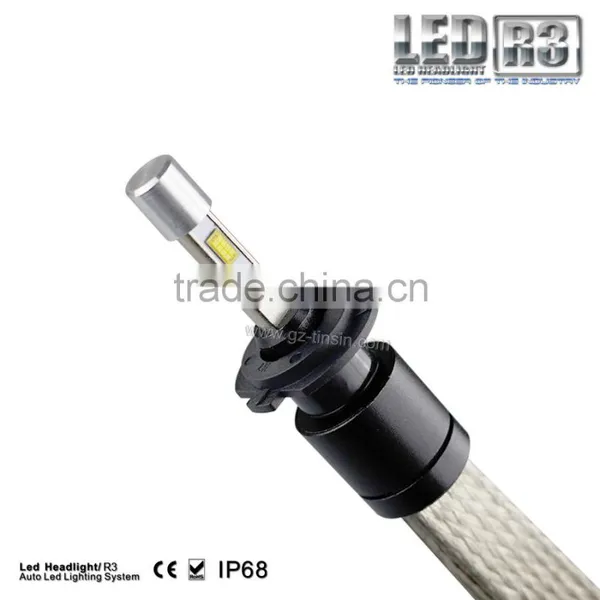 2016 Universal Type Plug&play no Fan R3 Led Headlight Bulbs 12v 35w for Any Cars photo-4