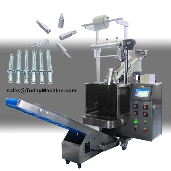 Automatic Bolt Screw Nail Nut Accessories Bag Counting Sealing Packing Machine With Vibrating Plate photo-3