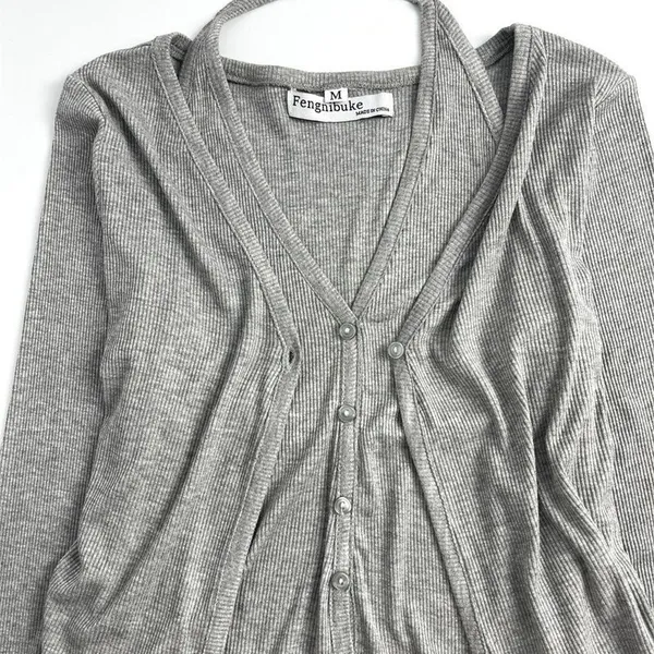 Spring New Style Knitted Sweater in European Style With Round Neckline, Pure Color, Loose Fit, Long-sleeved, Suitable for Women, Stylish Design. photo-4