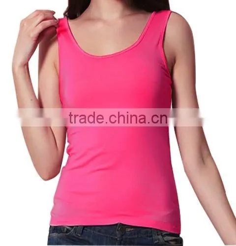 2014 Custom Sex Style Tank Top for Women /vest for Ladies From China Garment Factory photo-5
