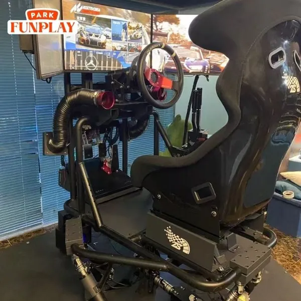 VR Ready Hydraulic Motion F1 Simulator Professional Cockpit Player Setup for PC Racing photo-3