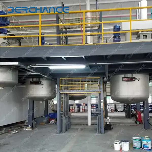 Stainless Steel Liquid Wash Mixing Tank With Wall Scraper and Agitator photo-3