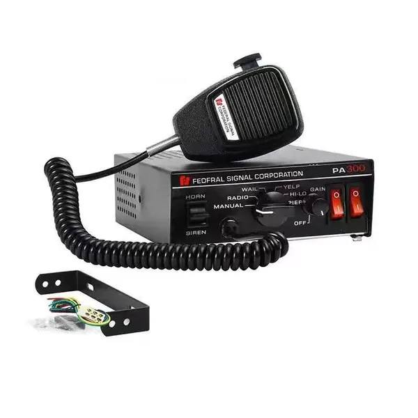 DC12V 100 Watt Car Electronic Siren Hot Sell Warning Siren Microphone Ambulance Siren Amplifier With Phaser Tone