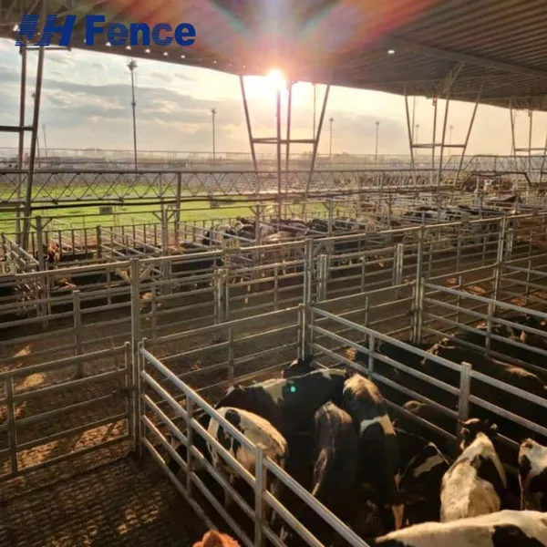 Hot-DIP Galvanized Livestock Corral Fencing System for Farm Handling photo-2