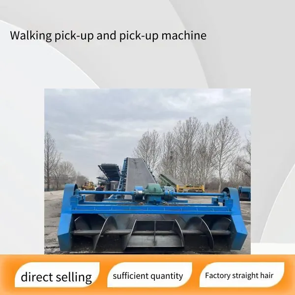 Crawler-type Coal Cinder Crushing Reclaimer, Automatic Material Reclaiming and Loading Conveyor, Mud Cake, Sand and Stone Powder Slag Scraping Machine photo-2