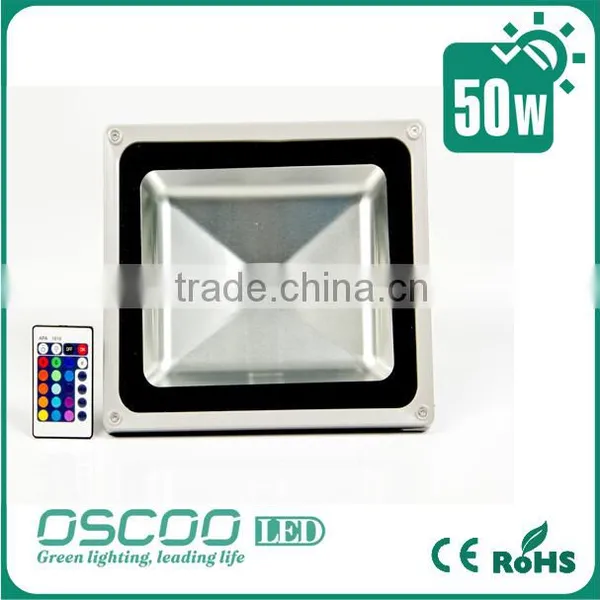50W RGB Waterproof Led Flood Light Outdoor Landscape Lamp + Remote Control photo-3