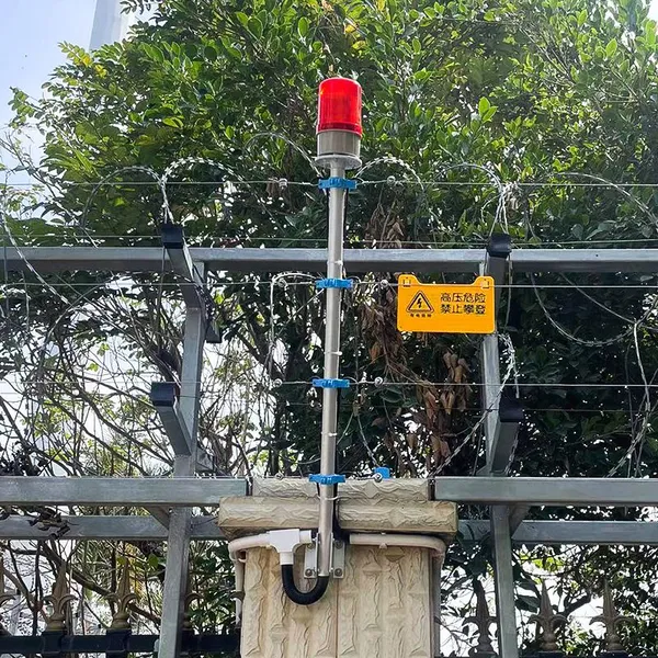 High voltage pulse security system Electric fence