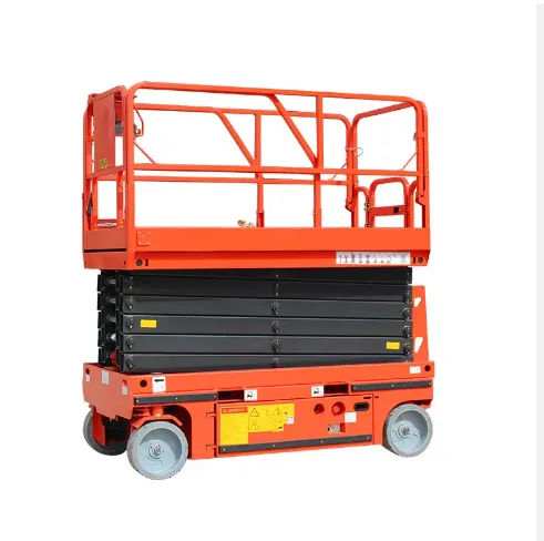 Aerial Work Platform with Self-Lifting Mechanism for Warehouse Shelving Maintenance