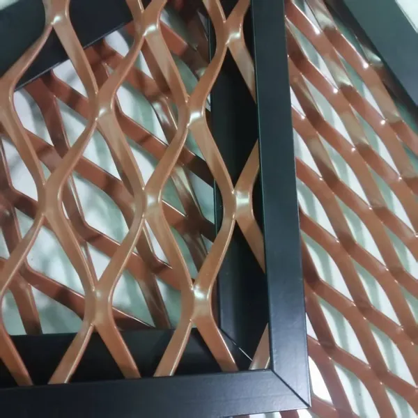 Aluminum Expanded Metal Mesh With Anodized/PVC Coating for Architectural Decoration photo-4