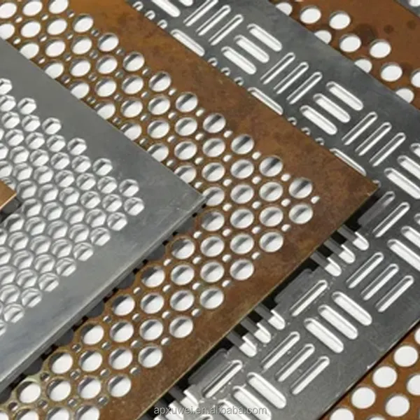 Stainless Steel Wire SS 304 Perforated Mesh Screen Plate With Round Holes Corrosion Resistant Silver 0.8-100mm Aperture photo-2
