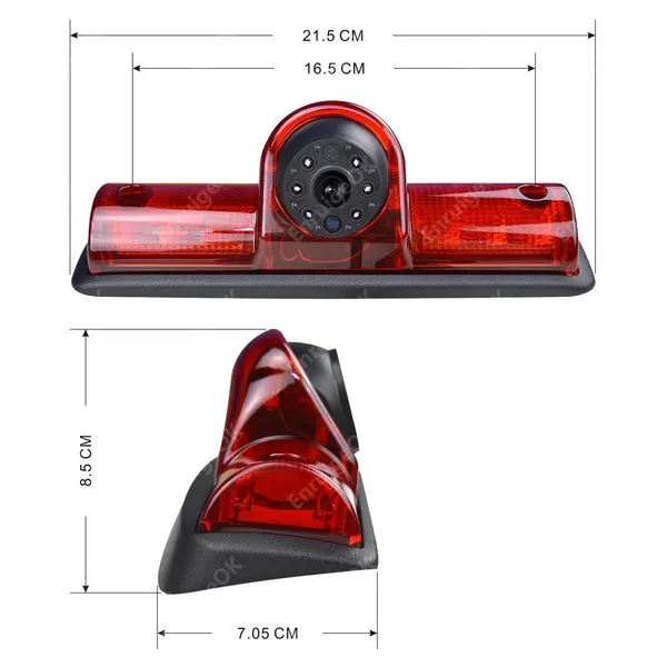 EnruigeOK Brake Light Rear View Reverse Backup Camera For Nissan NV 1500 2500 3500 photo-4