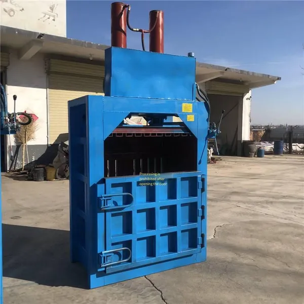 Single-cylinder 160 Hydraulic Film Compressor, Plastic Bag Baler, Channel Steel Vertical Baler photo-3