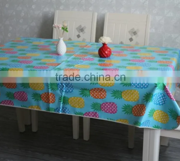 PVC/PEVA Lace Tablecloth With Flannel Backing, High Quality & Waterproof & Oil Proof photo-5