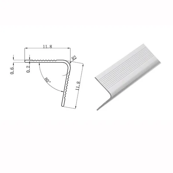 Flight Case Parts Edge Tongue Extrusions Profile