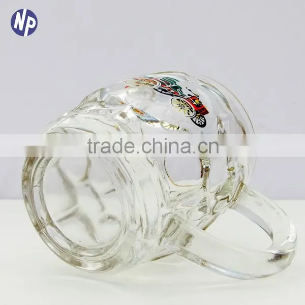 500ml Beer Glass Mug With Printed Logo photo-2